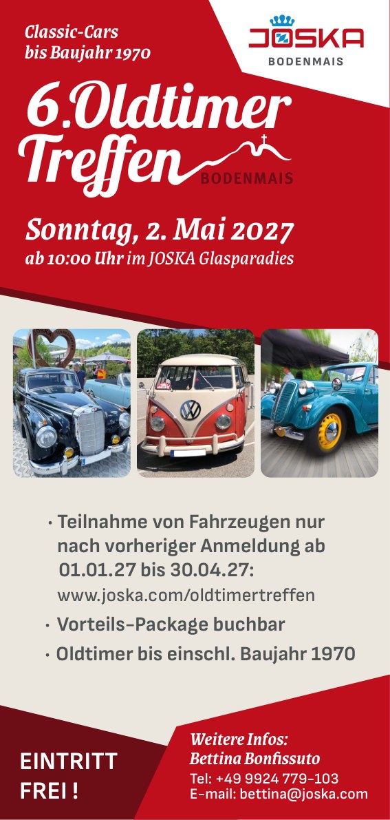Titelbild: JOSKA Oldtimer-Treffen