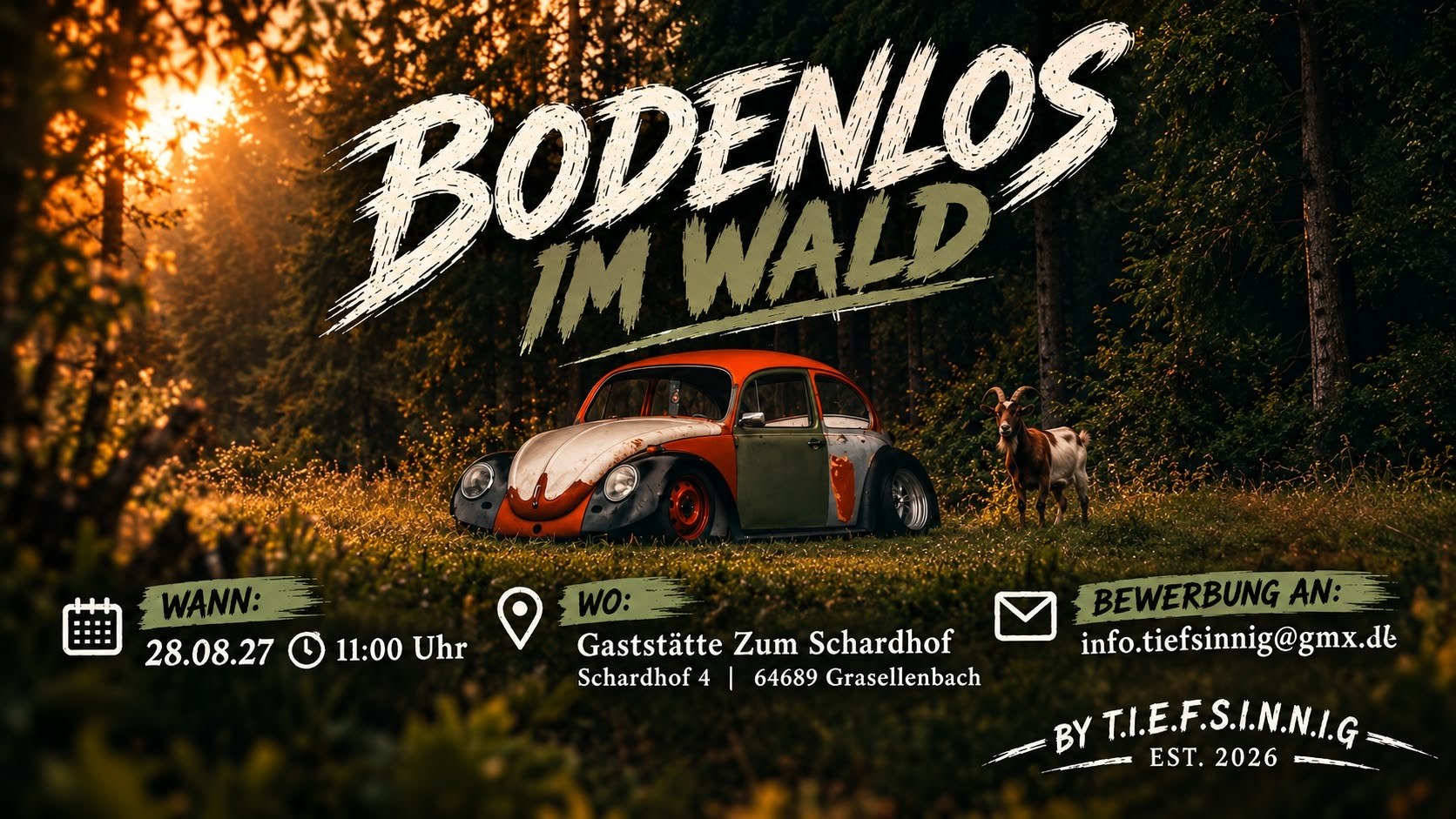 Titelbild: Bodenlos im Wald