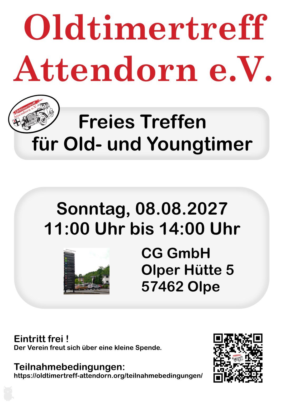 Titelbild: 4. Old- und Youngtimertreff 2027 – CG GmbH Olpe