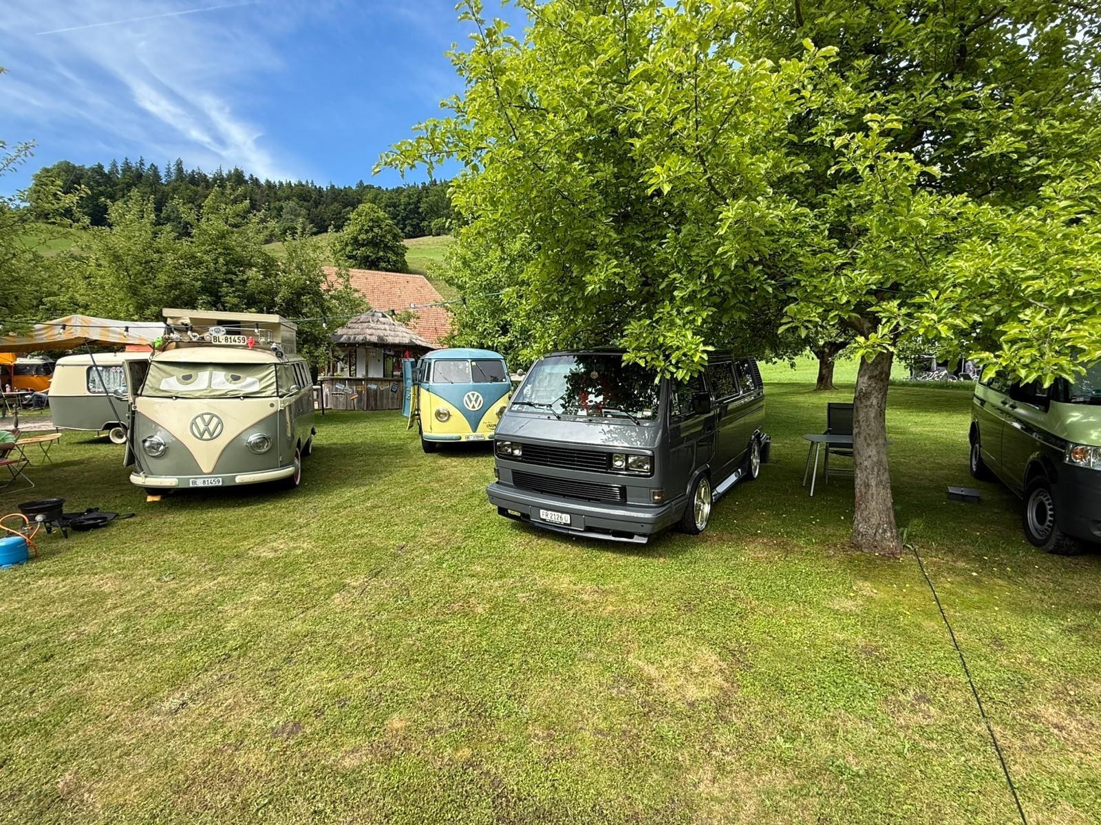 Titelbild: VW-Bus-Treffen Kläsihof 2027
