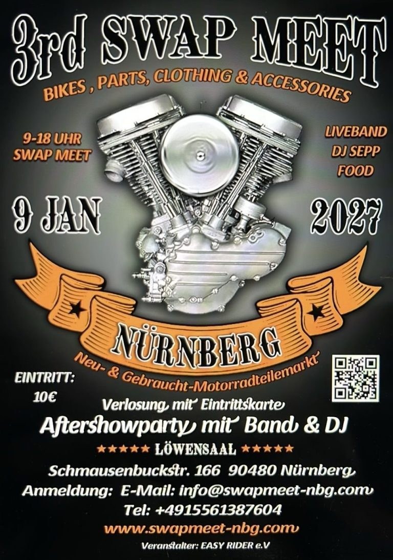 Titelbild: 3. Swap Meet Nürnberg 2027