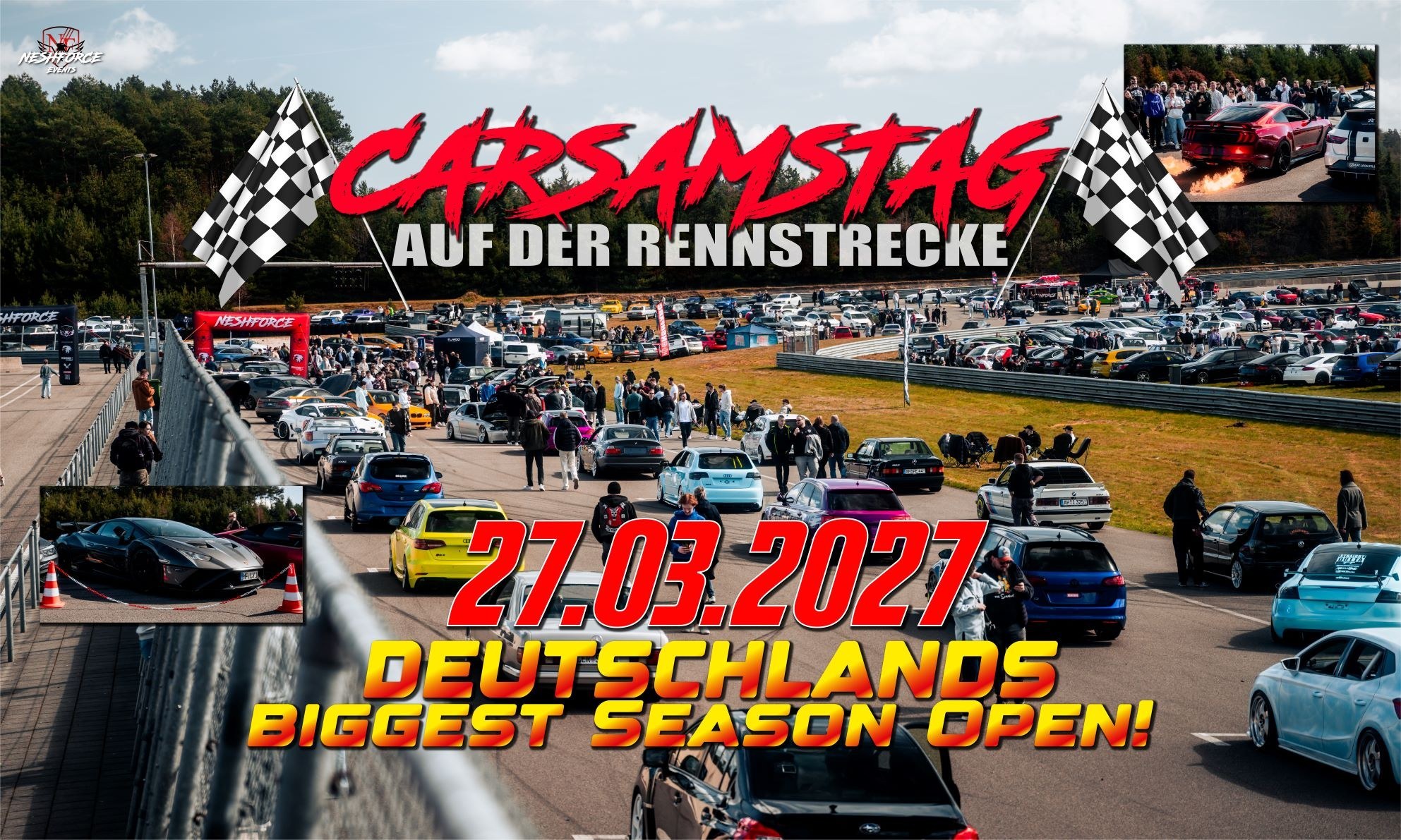 Titelbild: Carsamstag auf der Rennstrecke