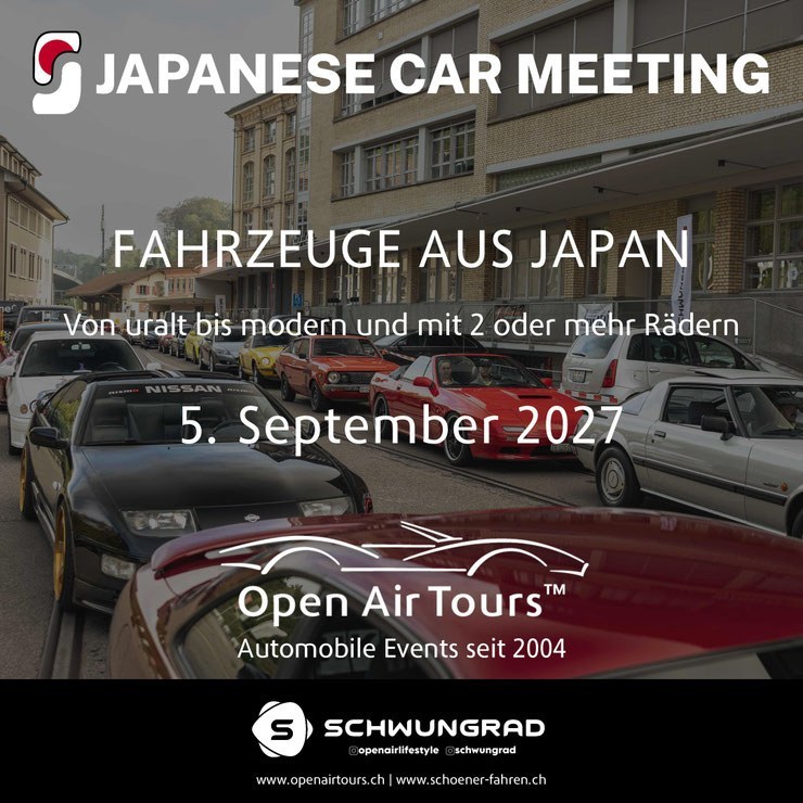 Titelbild: Japanese Car Meeting Kemptthal 2027
