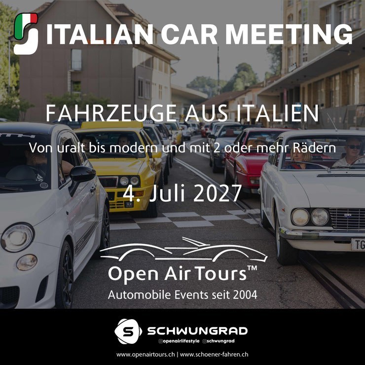 Titelbild: Italian Car Meeting Kemptthal 2027