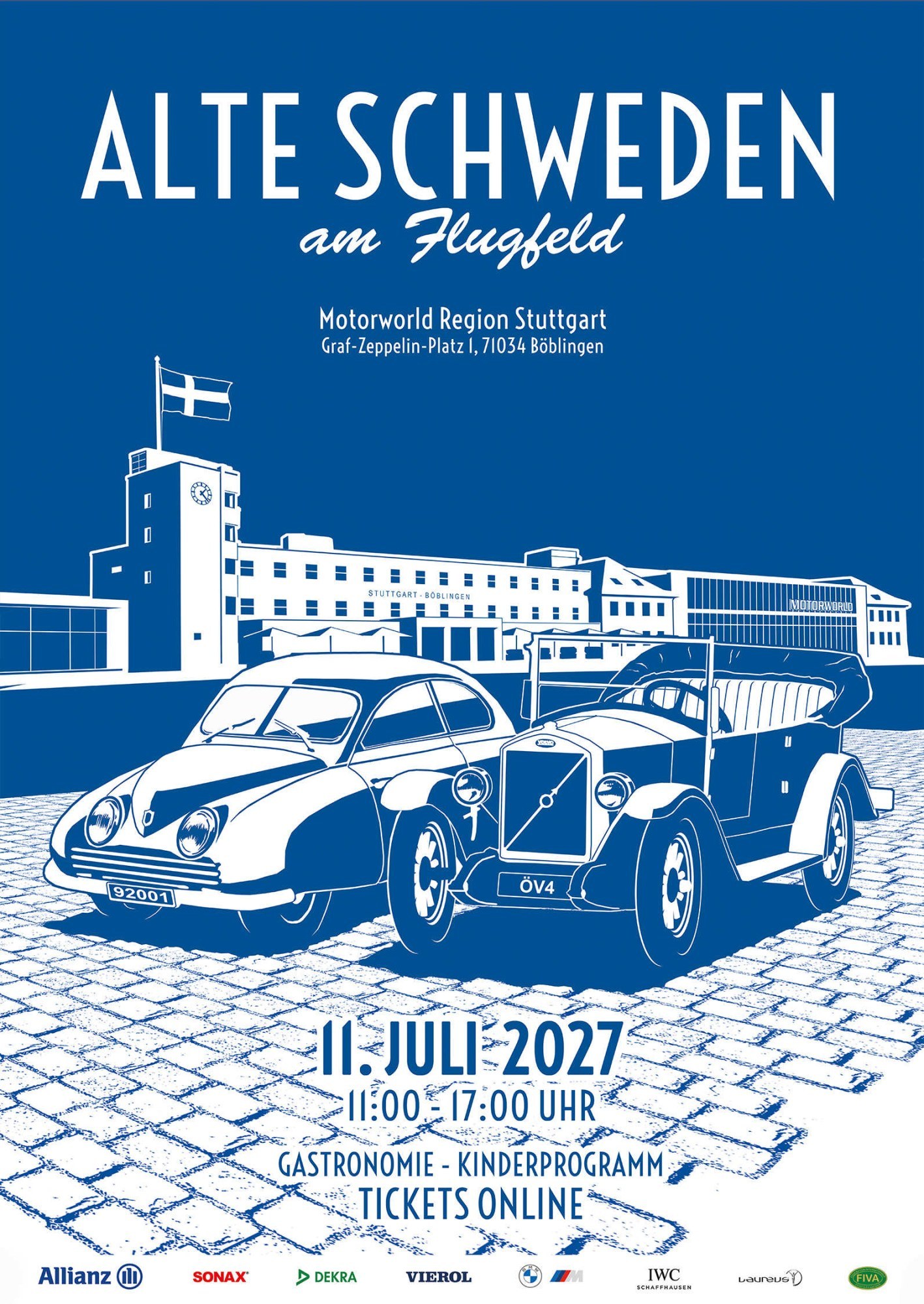 Titelbild: Alte Schweden am Flugfeld – Motorworld Region Stuttgart 2027