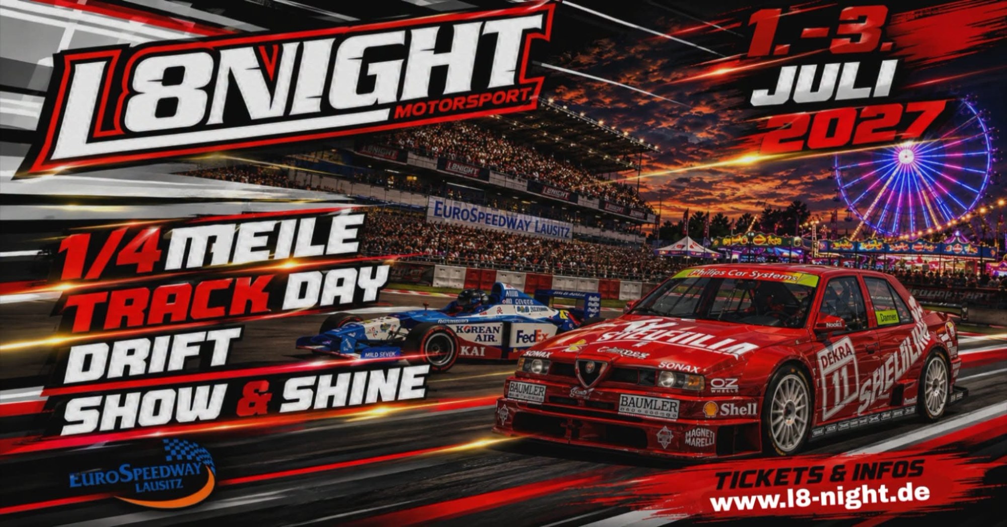 Titelbild: L8Night - Lausitzring