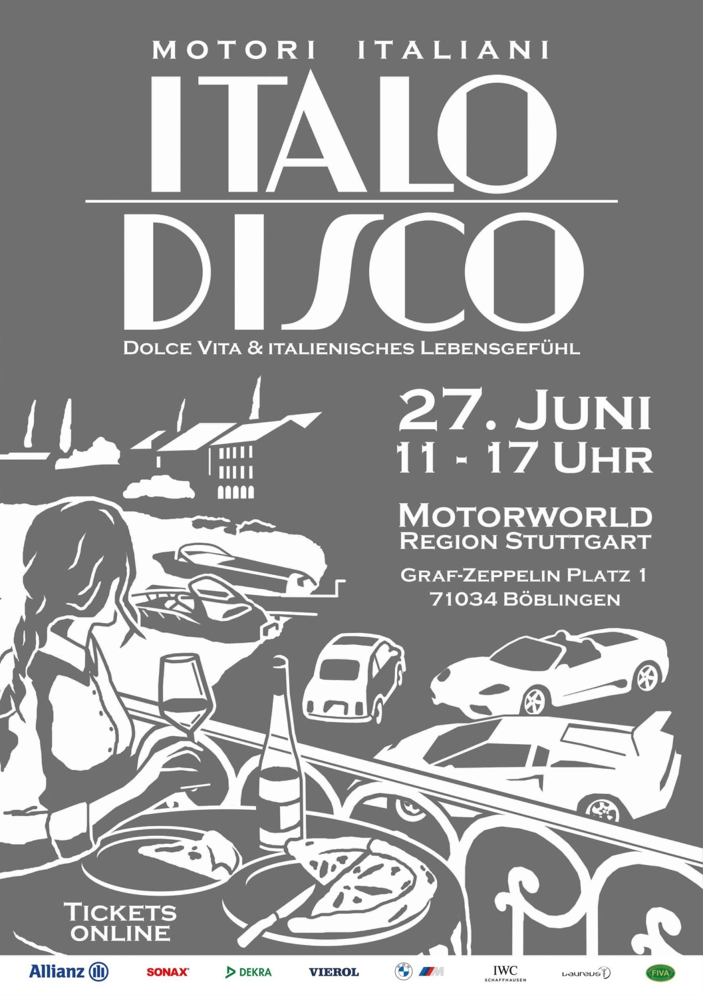 Titelbild: Italo Disco – Motorworld Region Stuttgart 2027
