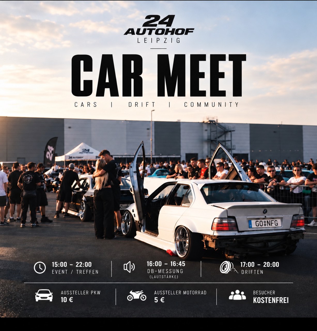 Titelbild: Car Meet – 24 Autohof Leipzig