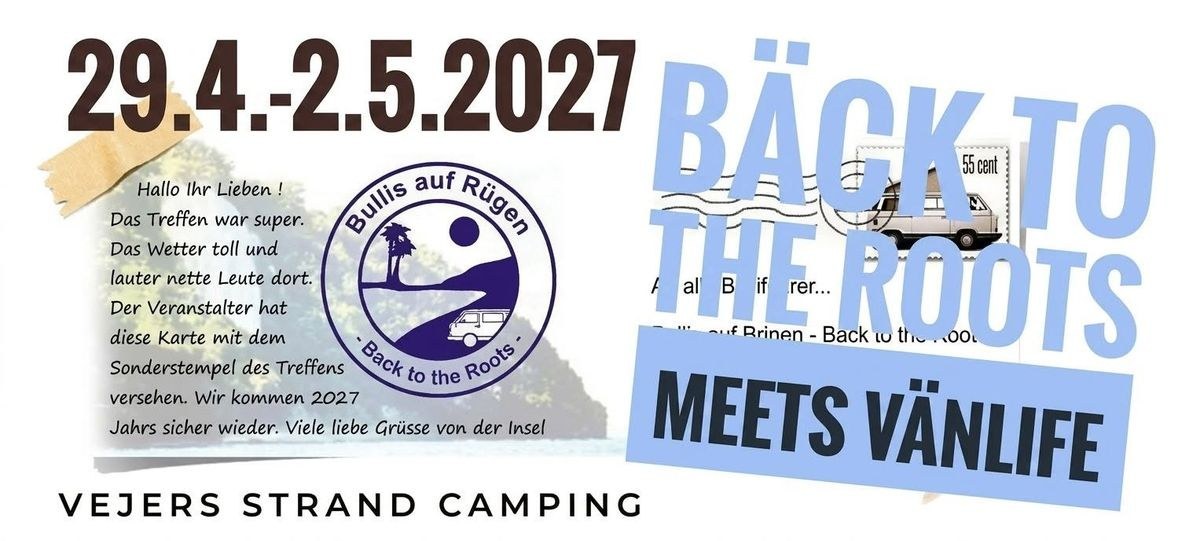 Titelbild: Bullis auf Rügen on Tour – Bäck to the Roots meets Vänlife 2027