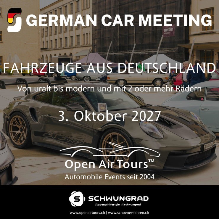 Titelbild: German Car Meeting Kemptthal 2027